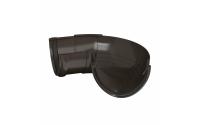 ТН ПВХ угол желоба регулируемый 90°-150°, темно-коричневый, шт.