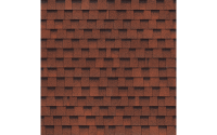 ТЕХНОНИКОЛЬ SHINGLAS многослойная черепица, Ранчо, Красный 4D4X21-3612RUS