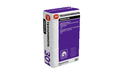 Декоративная минеральная штукатурка ТЕХНОНИКОЛЬ 301 "короед" (2 mm)