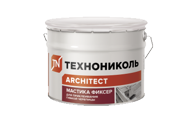 Мастика для гибкой черепицы ТЕХНОНИКОЛЬ №23 (Фиксер), ведро 12 кг