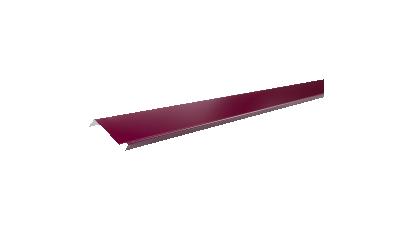 Планка примыкания полиэстер RAL 3005 красная, шт.