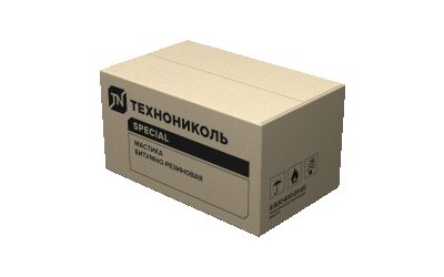 Мастика битумно-резиновая МБР-65, коробка 14 кг