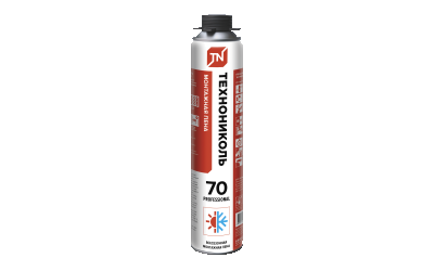 Пена монтажная ТЕХНОНИКОЛЬ 70 PROFESSIONAL всесезонная, 12*1 020 гр.