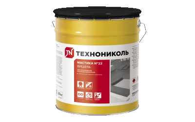 Мастика приклеивающая ТЕХНОНИКОЛЬ №22 (Вишера), ведро 20 кг