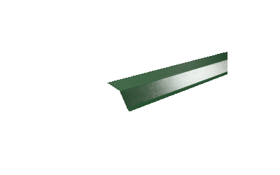 Планка карнизная пластизол RAL 6007 зеленая, шт.