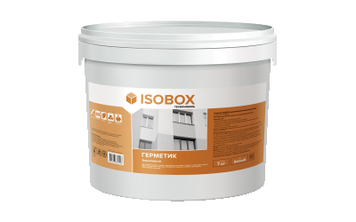 Герметик ISOBOX  Акриловый для межпанельных швов (белый), 7кг