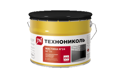 Мастика гидроизоляционная ТЕХНОНИКОЛЬ №24 (МГТН), ведро 3 кг