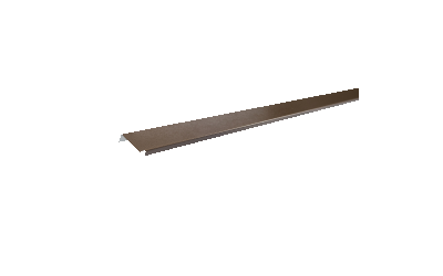 Планка примыкания пластизол RAL 8014 коричневая, шт.
