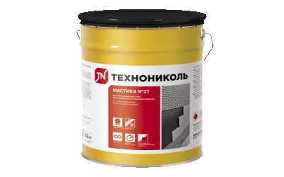 Мастика приклеивающая ТЕХНОНИКОЛЬ №27, ведро 22 кг