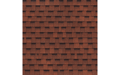 ТЕХНОНИКОЛЬ SHINGLAS многослойная черепица, Ранчо, Красный 4D4X21-3612RUS