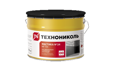 Мастика гидроизоляционная ТЕХНОНИКОЛЬ №24 (МГТН), ведро 10 кг