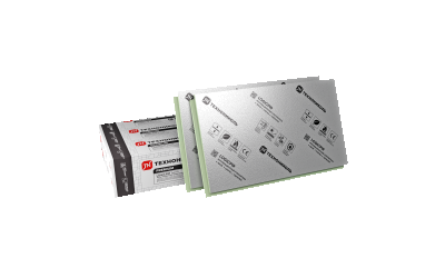 Плиты теплоизоляционные ТехноНИКОЛЬ LOGICPIR Баня Ф/Ф Г1 L-1190х590х50